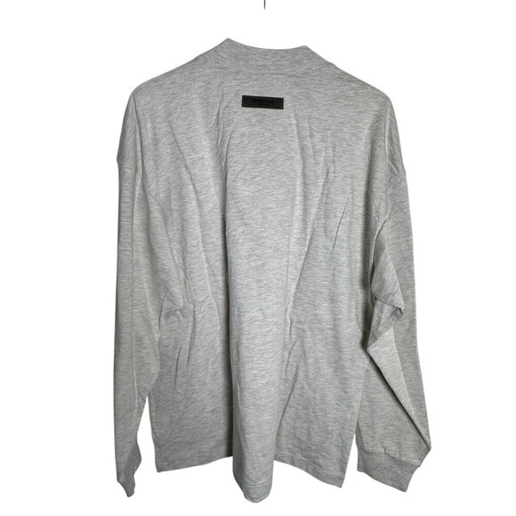 Fear Of God Essentials 1977 t shirt Long Sleeve Mens Size Medium Heather gray - Picture 2 of 8